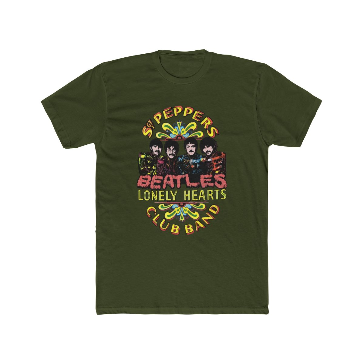 The Beatles: Sgt Pepper 2 - Black T Shirt - Merchoid - alternate angle 4, merchandise