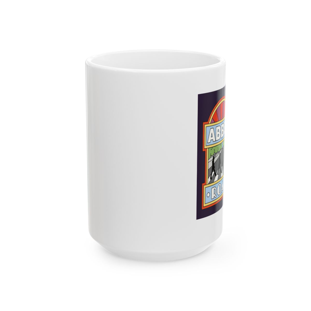 Abbey Road Ceramic Mug | Music Lover Coffee Cup Gift | Beatles - alternate angle 2, merchandise