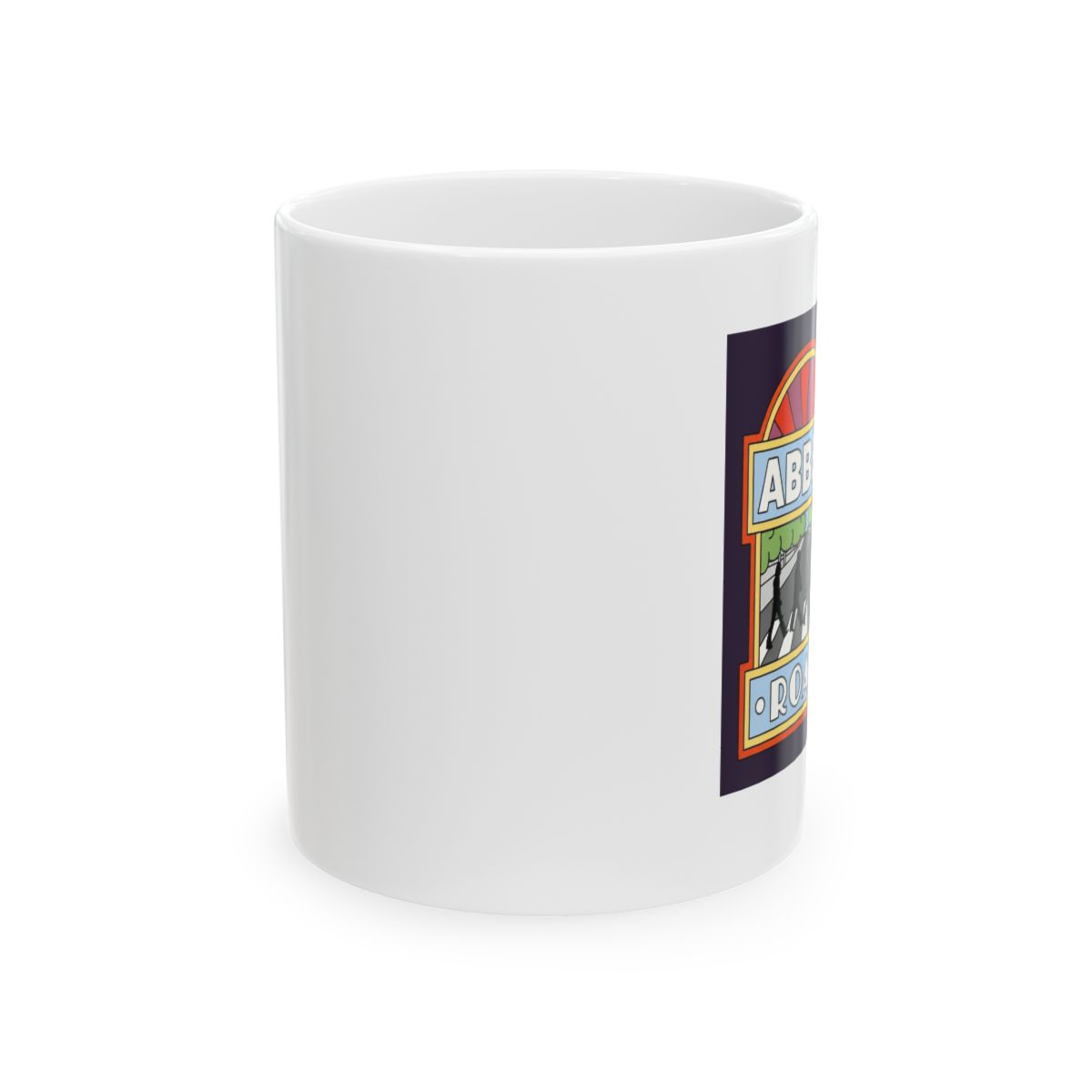 Abbey Road Ceramic Mug | Music Lover Coffee Cup Gift | Beatles - alternate angle 1, merchandise