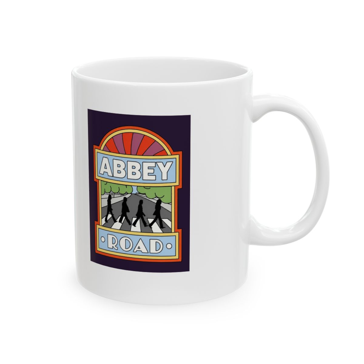Abbey Road Ceramic Mug | Music Lover Coffee Cup Gift | Beatles